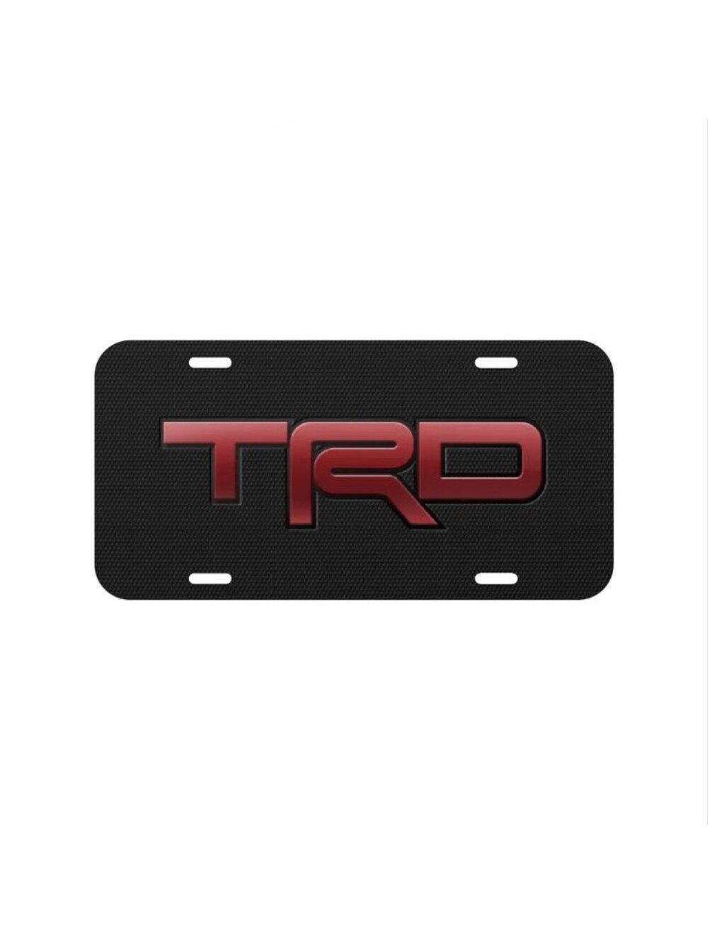 NEW TRD Aluminum License Plate Car suv